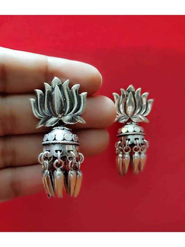 Lotus Jhumka - Image 2