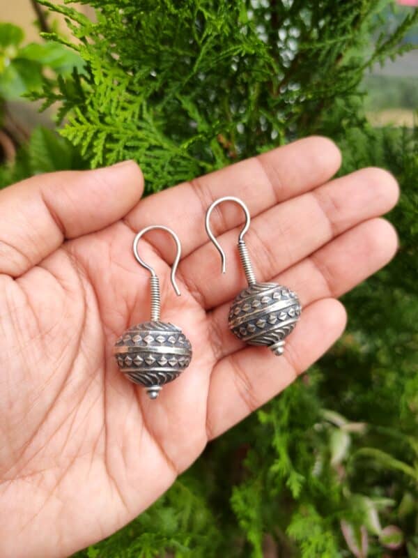 Ball Drop Earrings - Image 2