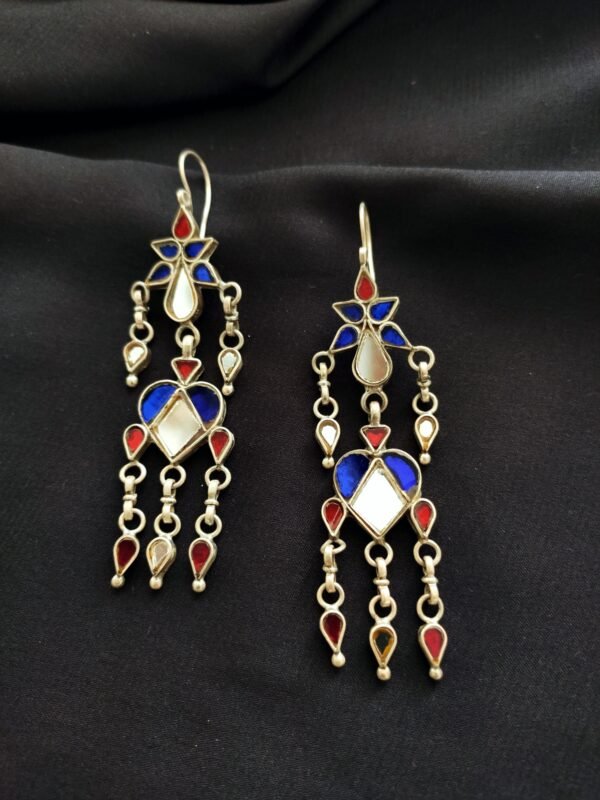 Multicolored Glass Earrings