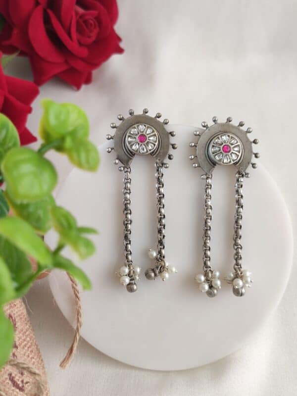 Kundan Chain Danglers