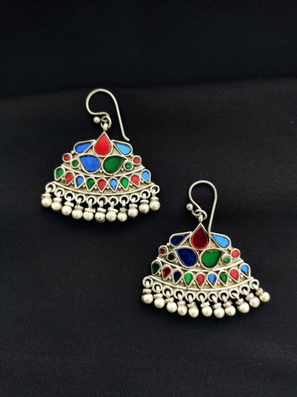 Multi Glass Earrings - Image 2