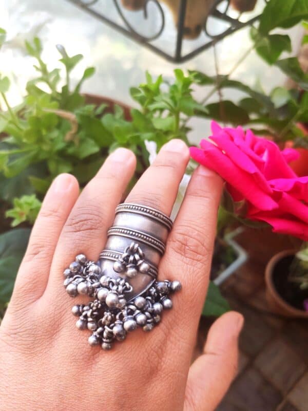 Signature Ghungroo Toe Rings / Finger Rings - Image 5