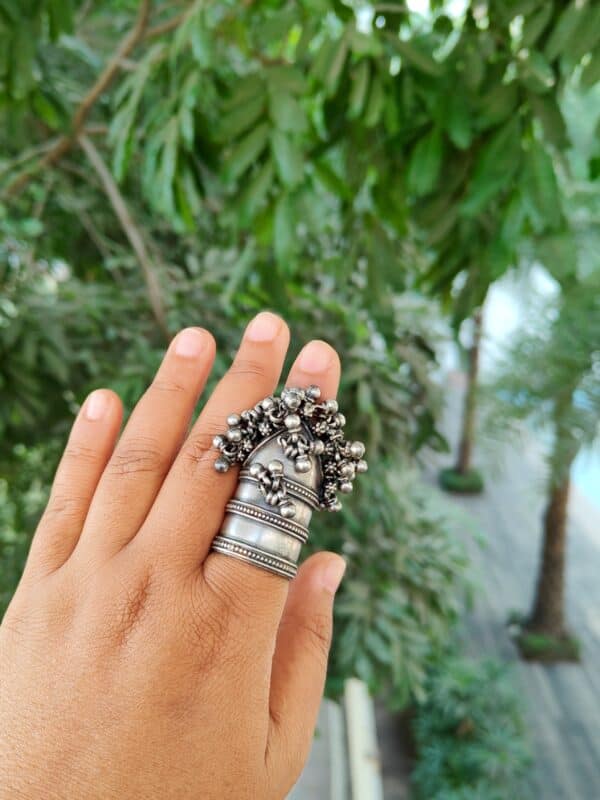 Signature Ghungroo Toe Rings / Finger Rings - Image 4