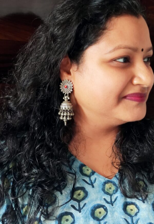 (On PRE-ORDER) Bestselling Signature Vintage Jhumkas Red