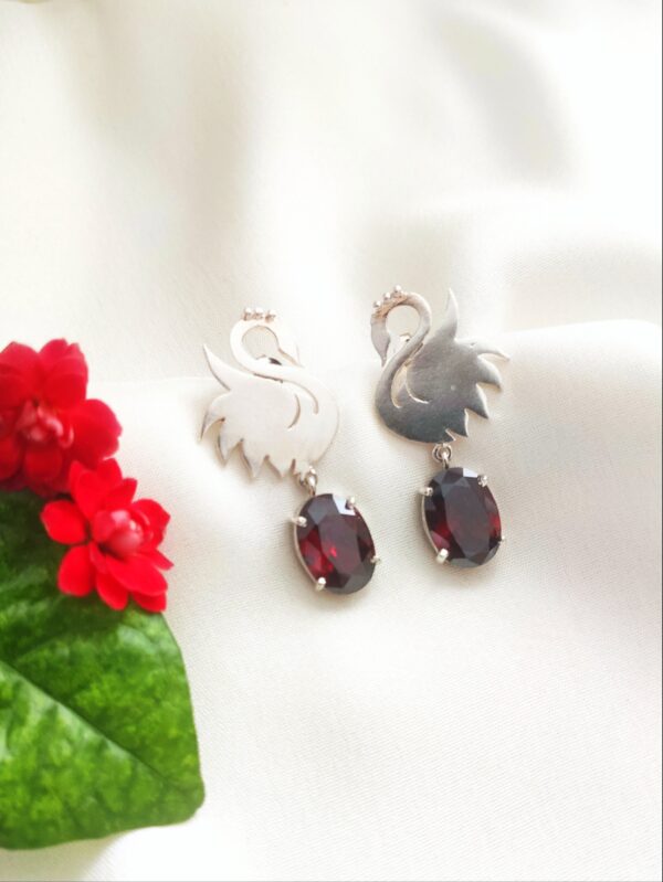 FLORA - Papeeha's Signature Swan Earrings - Image 2