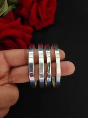 Flat Bangles - Set of 4