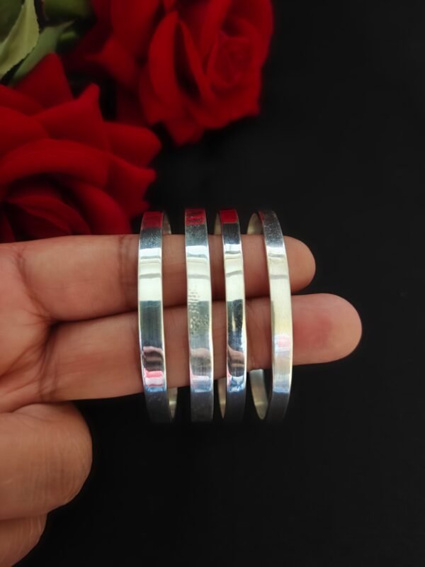 Flat Bangles - Set of 4