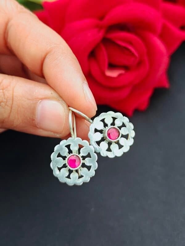 Flower hooks - Red