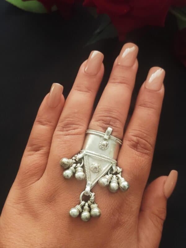 Signature Ghungroo Toe Ring / Finger Ring - Image 2