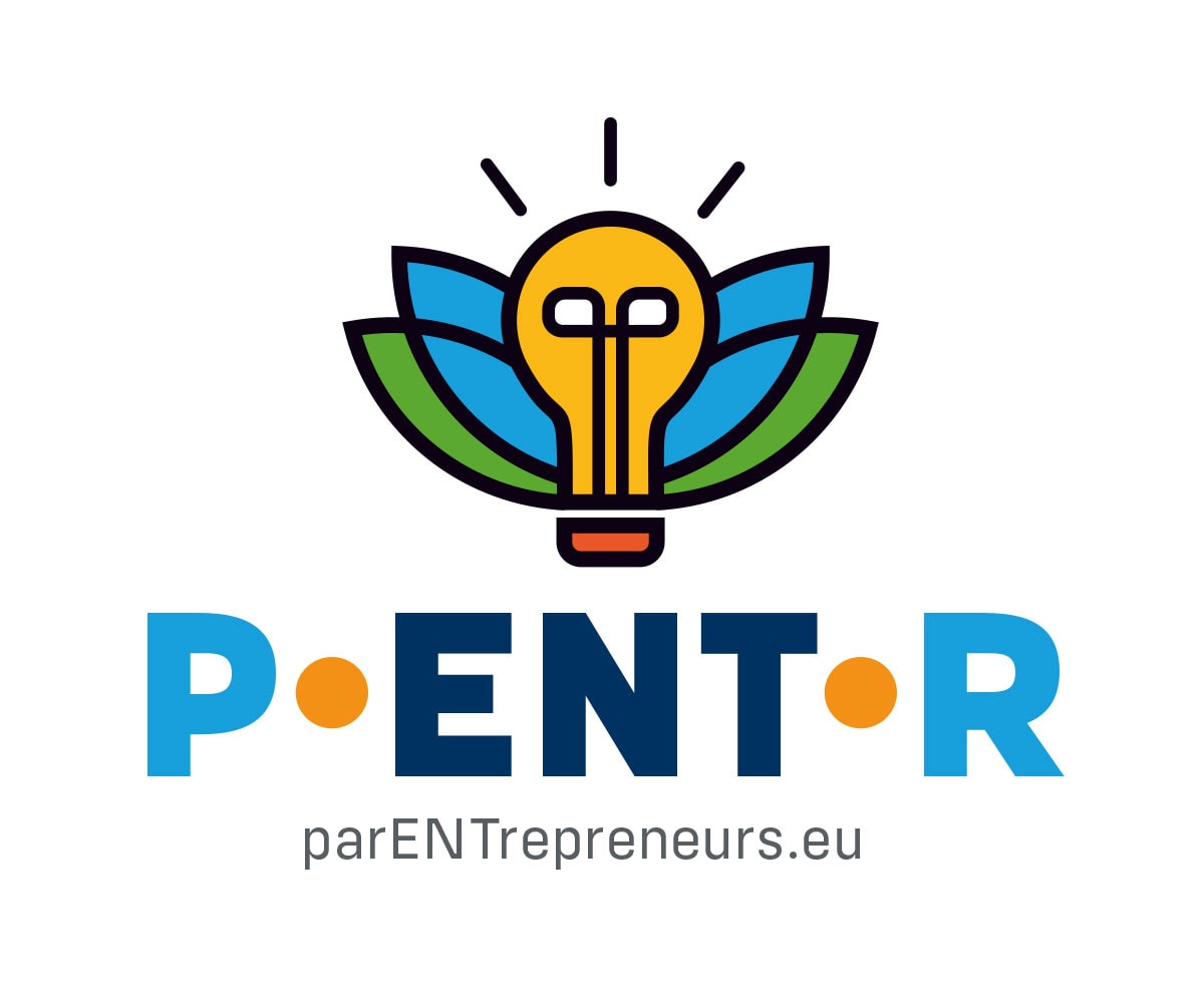 Logo of the PENTR: ParENTrepreneurs project, representing entrepreneurial education for parents and communities