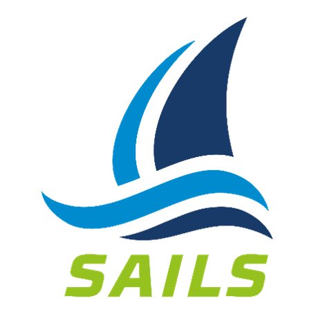 The official logo of the SAILS Project, symbolizing its commitment to enhancing media and information literacy, supported by the International Parents Alliance
