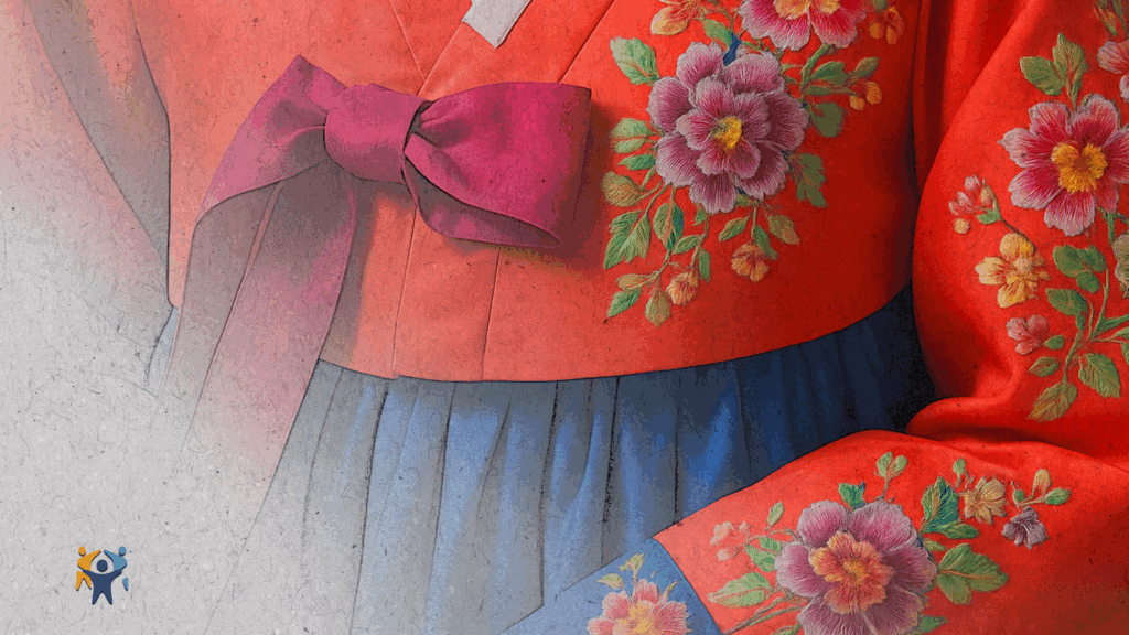 Illustration symbolising South Korea’s lifelong learning culture, connecting traditional values with modern education practices