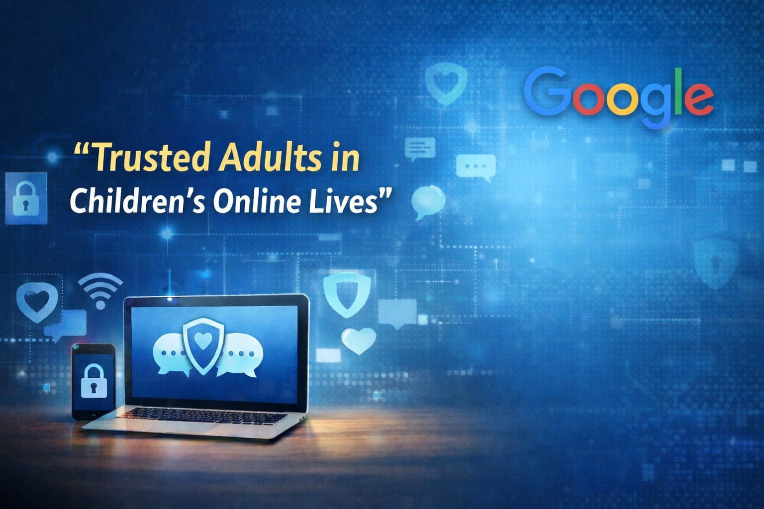 Illuminated staircase at the Google and YouTube event in Dublin, with colourful LED steps displaying participants’ names. Growing up in the Digital Age