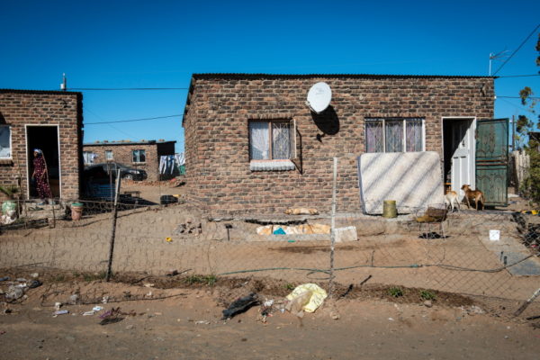 DE AAR, EMTHANJENI - 28 August 2021 - Matchbox housing in township Vuurtjiesland
Photo: Bram Lammers