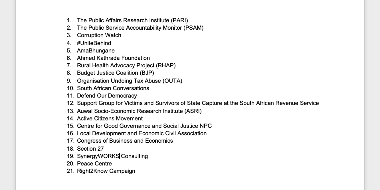 Press Statement | Civil Society Demands Clarity and Transparency in Emergency Procurement
