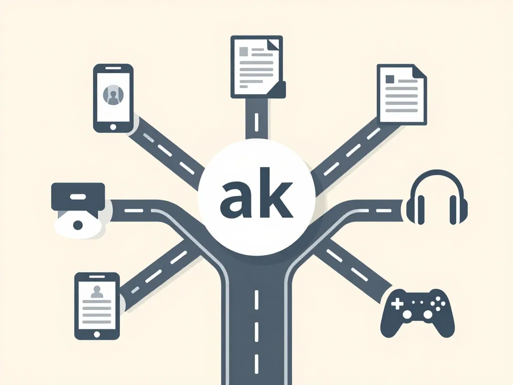 chemins menant à la signification de que veut dire ak selon le contexte
