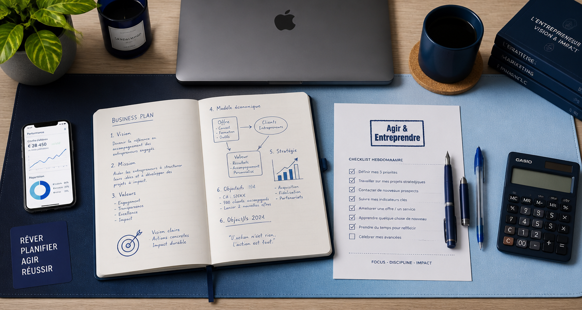 Agir et entreprendre bureau business plan checklist