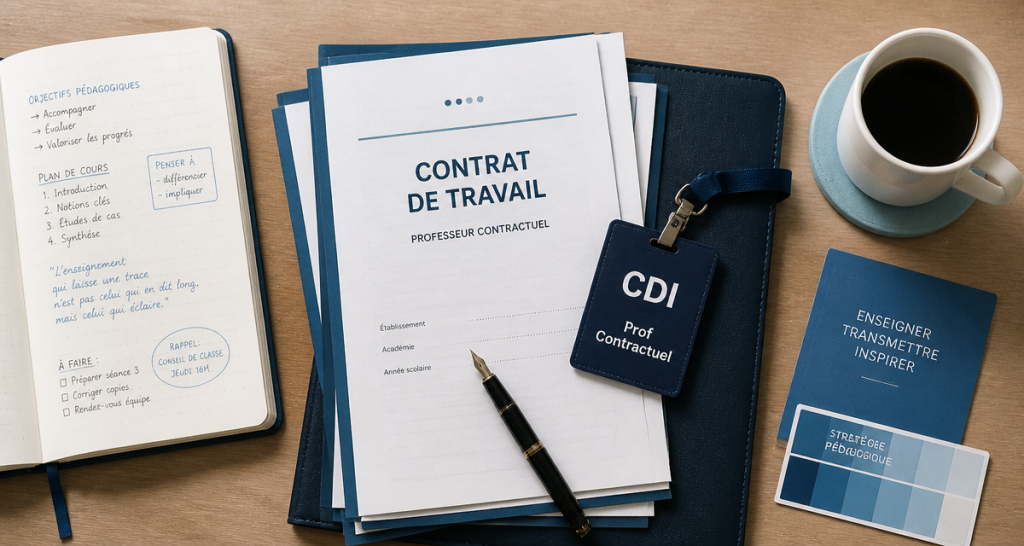 cdi prof contractuel avantages et inconvénients contrats sur bureau