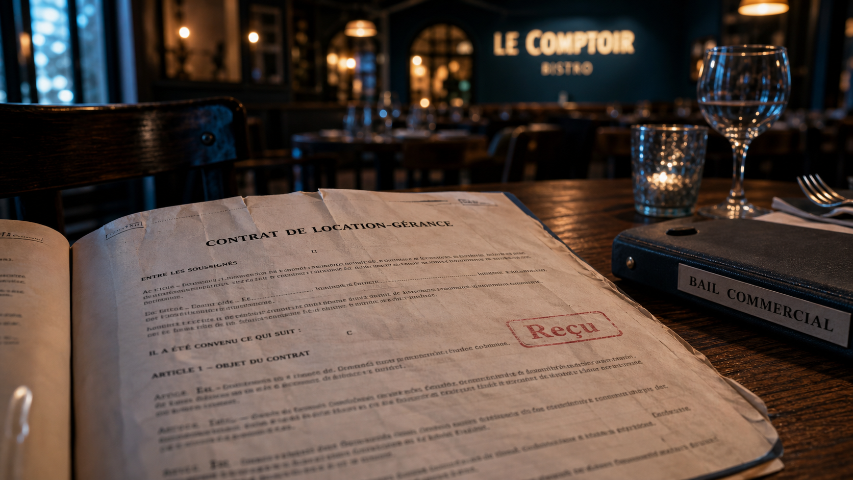 Photo location gerance restaurant : contrat et bail commercial