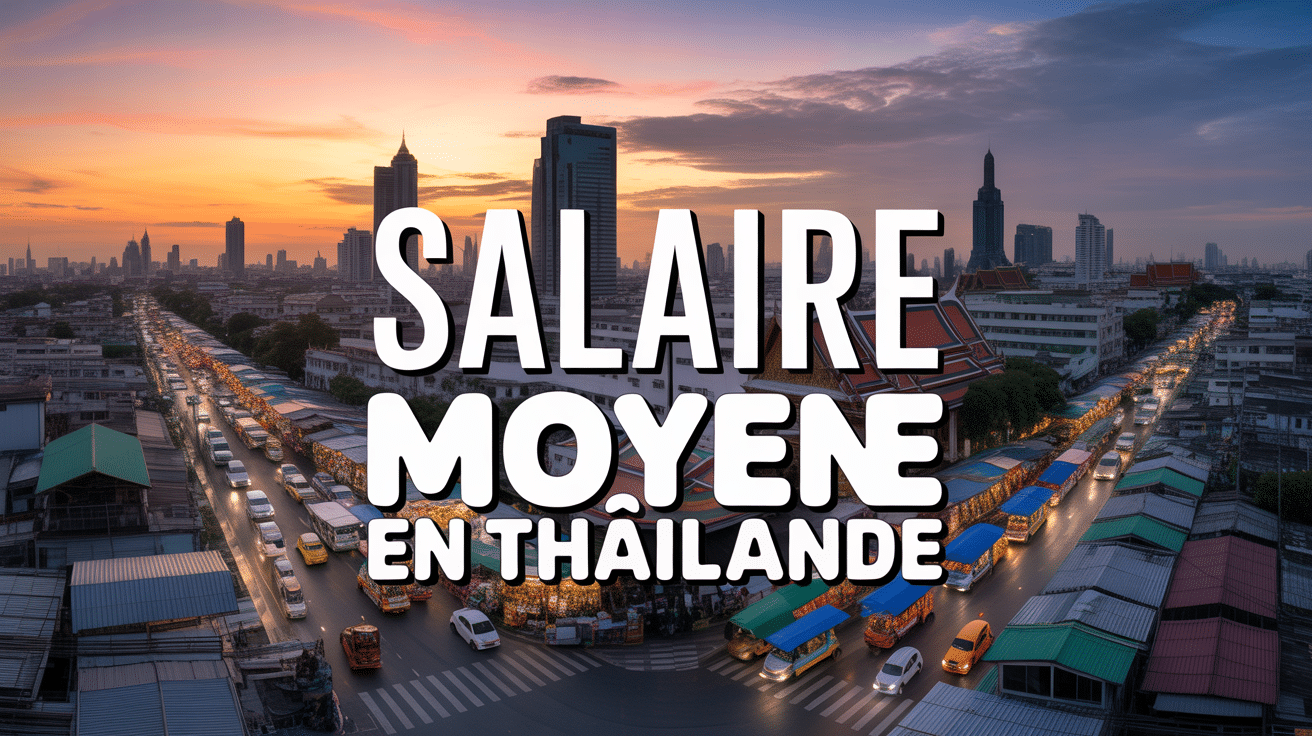 Vue panoramique de Bangkok - contexte professionnel et salaires