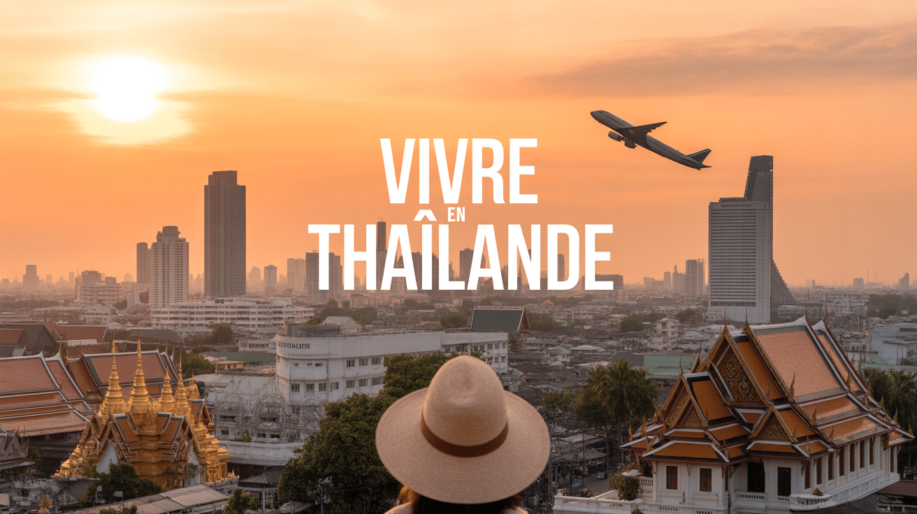Vue panoramique de Bangkok, expatriation en Thaïlande
