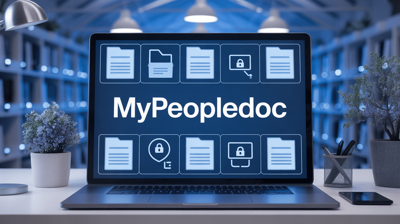Interface MyPeopleDoc application gestion documentaire securisee