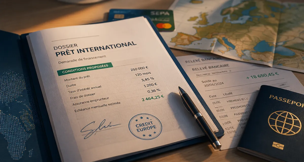 Quelle banque étrangère prête aux Français : dossier de prêt international