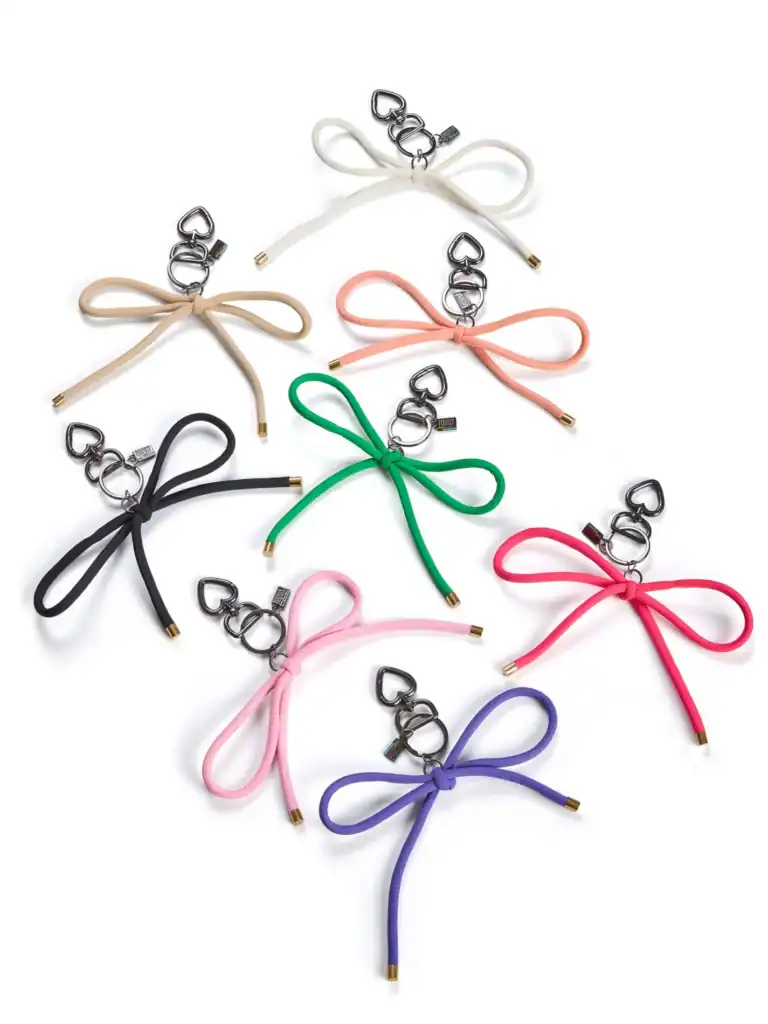 מחזיק מפתחות עם פפיון פוך בצבעים שונים, אביזר אופנתי ומתוק.