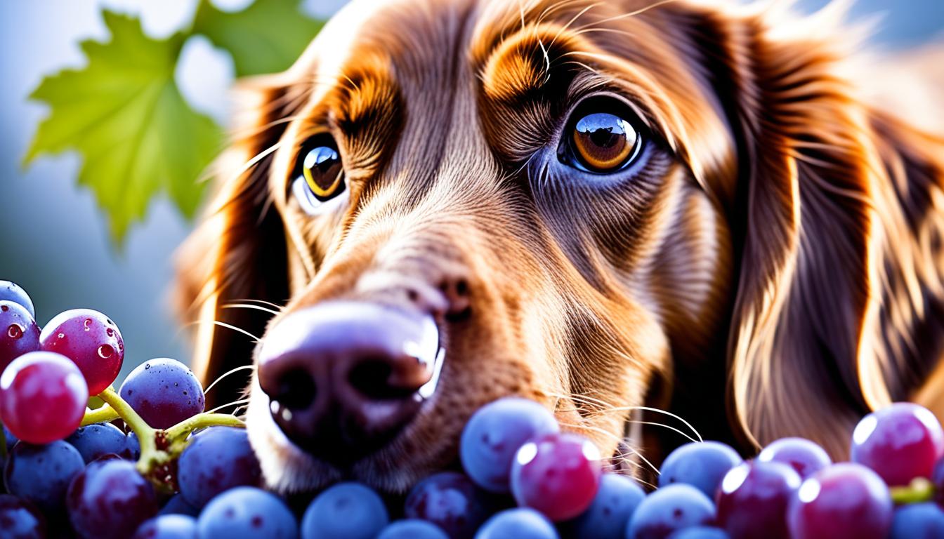 are grape stems poisonous to dogs
