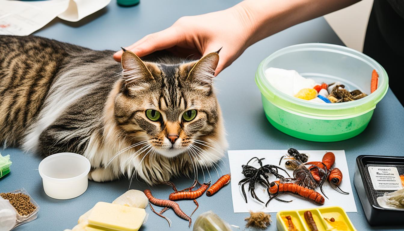 how can humans get worms from cats