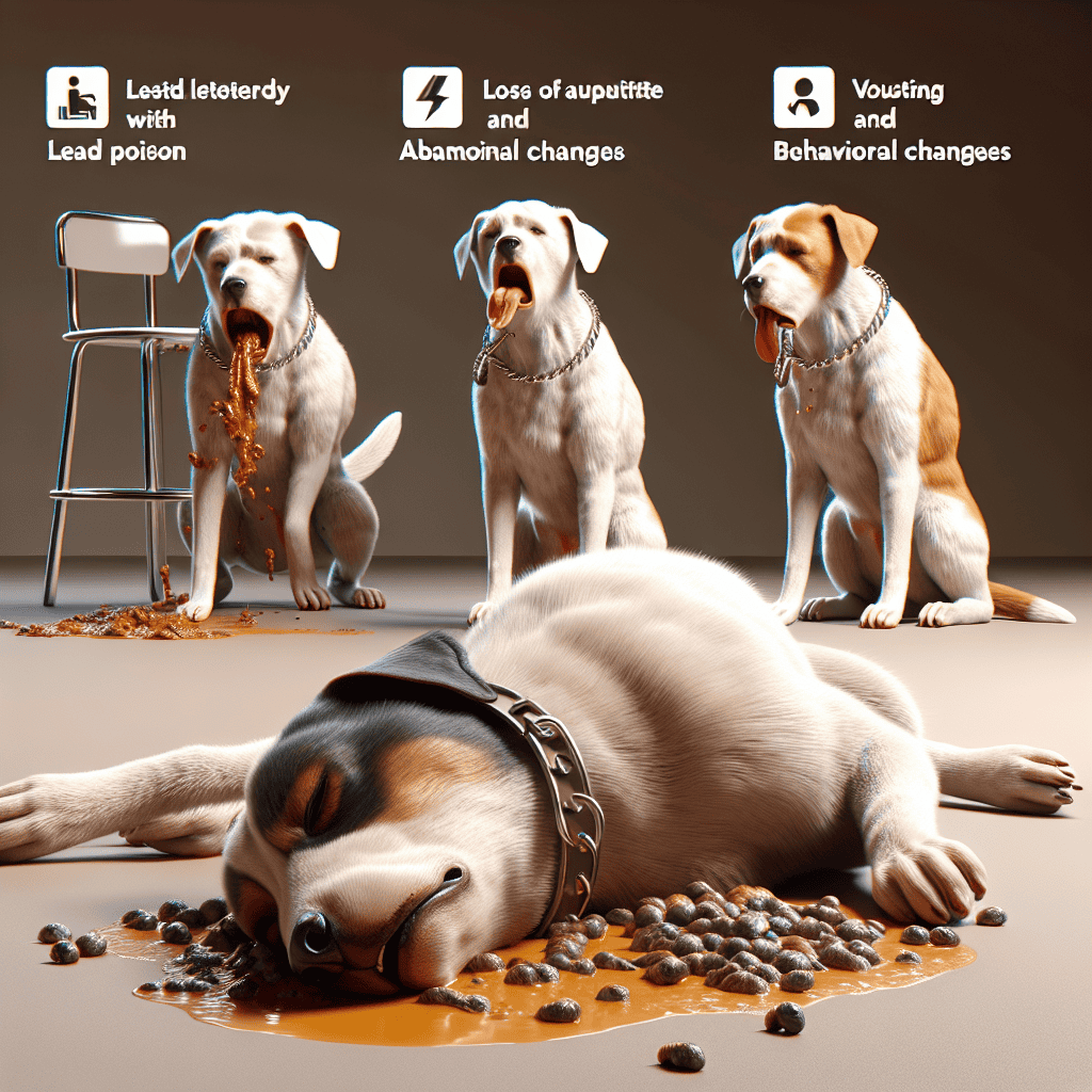 signs of lead poisoning in dogs