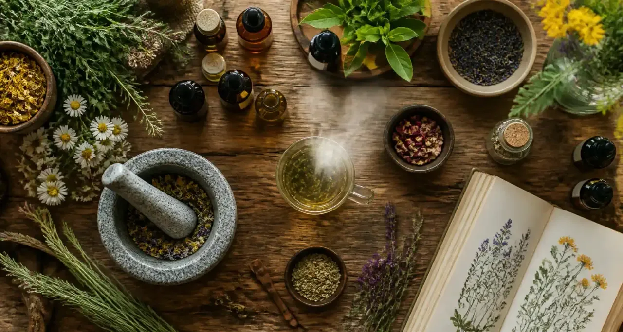 Plantes médicinales et huiles essentielles, pharmacopée naturelle
