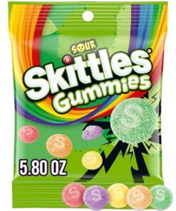 Big Bag Skittles Gummies Sour 5.8Oz