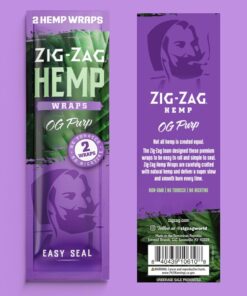 Zig Zagz Hemp Wraps 2/99C Purpule Chill