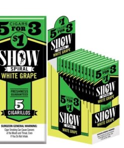 SHOW CIG WHITE GRAPE 5FOR3