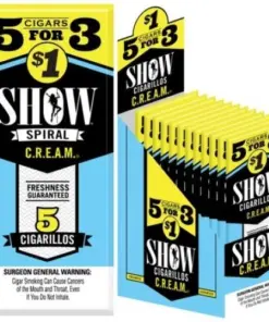 SHOW CIG SILVER ZERO 5FOR3