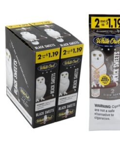 White Owl Cigl Black 2For 1.19