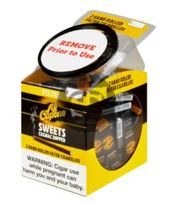 AL CAPONE DISP FILTER COGNAC 60/2PK