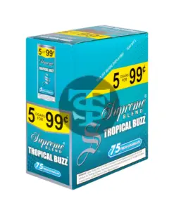 Supreme Cig 5/$1.49 Trop Buzz 15/5 Pk
