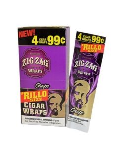 ZIG ZAG RILLO WRAP 4FOR99C GRAPE