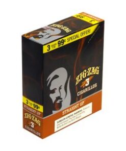ZIG ZAG CIGARILLOS STRAIGHT UP 15-3CT