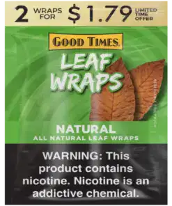 Good Times Leaf Wrap 2F1.79 Natural 25Ct