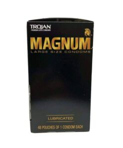 Trojan Black Magnum Loose 48Ct