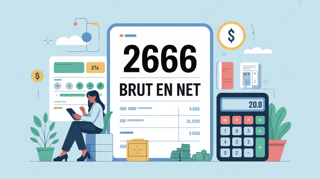 illustration principale 2666 brut en net fiche de paie et calculatrice