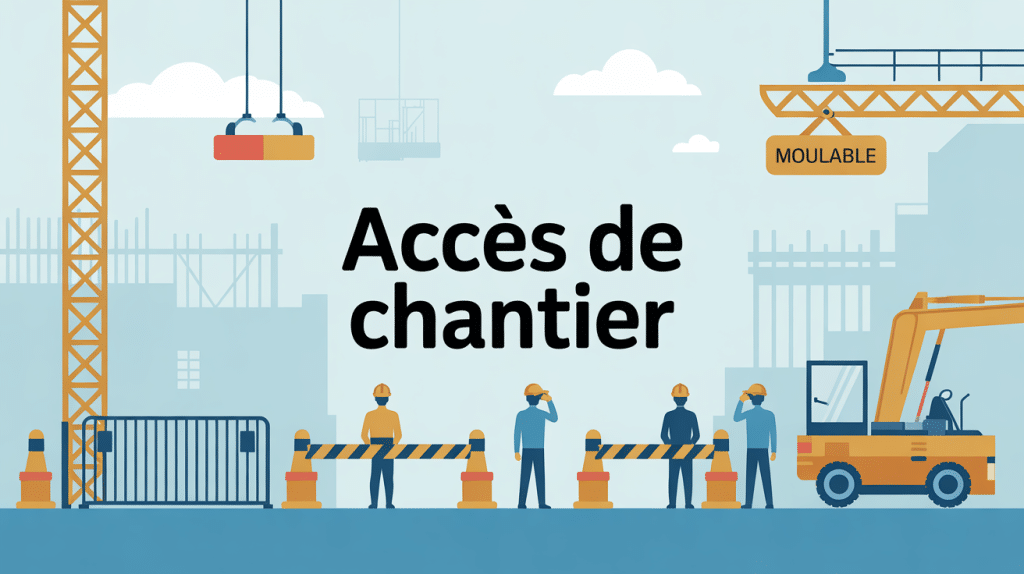 chantier access.fr accès de chantier sécurisé portail barrière