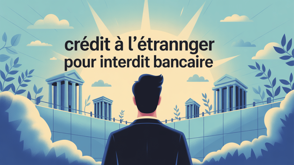 illustration credit a l'etranger en ligne pour interdit bancaire sur fond europeen