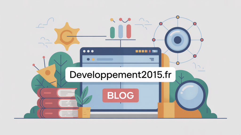 Illustration vectorielle developpement2015.fr blog accès archive et alternatives