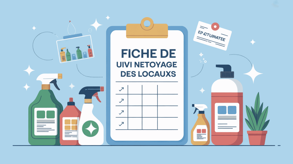 fiche de suivi de nettoyage des locaux vue générale organisation