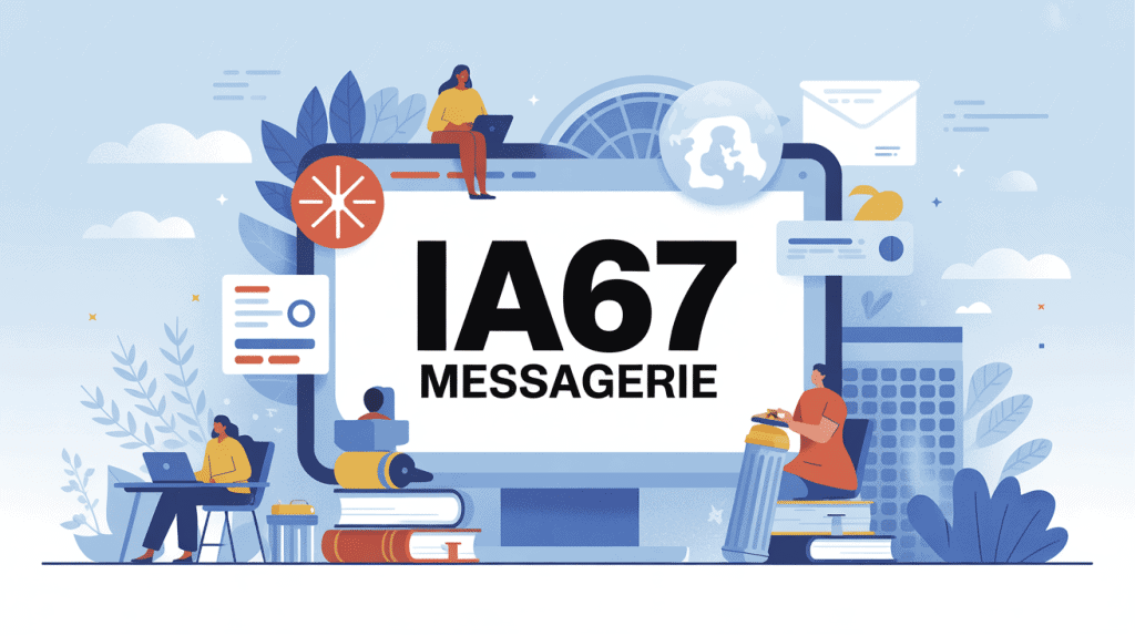 ia67 messagerie illustration communication éducative