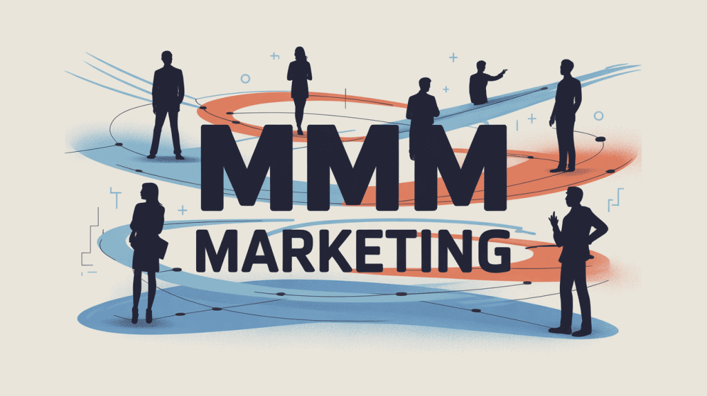 illustration mmm marketing réseaux digital